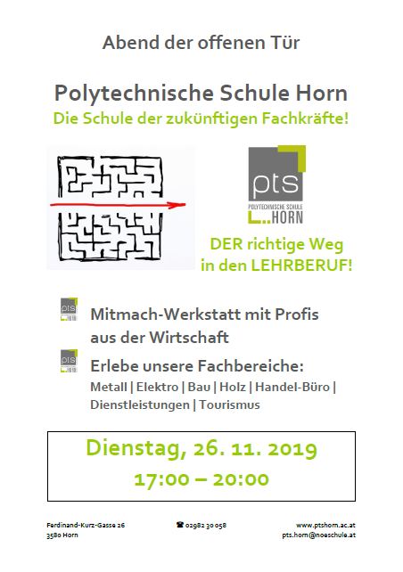 Abend der offenen Tür - PTS Horn